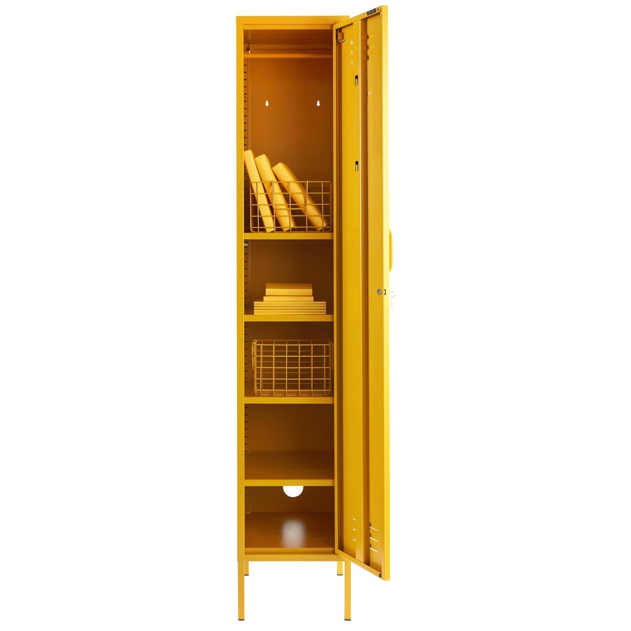 Bode Living The Skinny Locker - Mustard Home Organisation