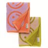 Bode Living Lilac Ochre Happy Mix Hand Towel - Set Of 2 Towels