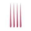 Bode Living Clear Pink Tapered Candles - Set Of 4 Dinner