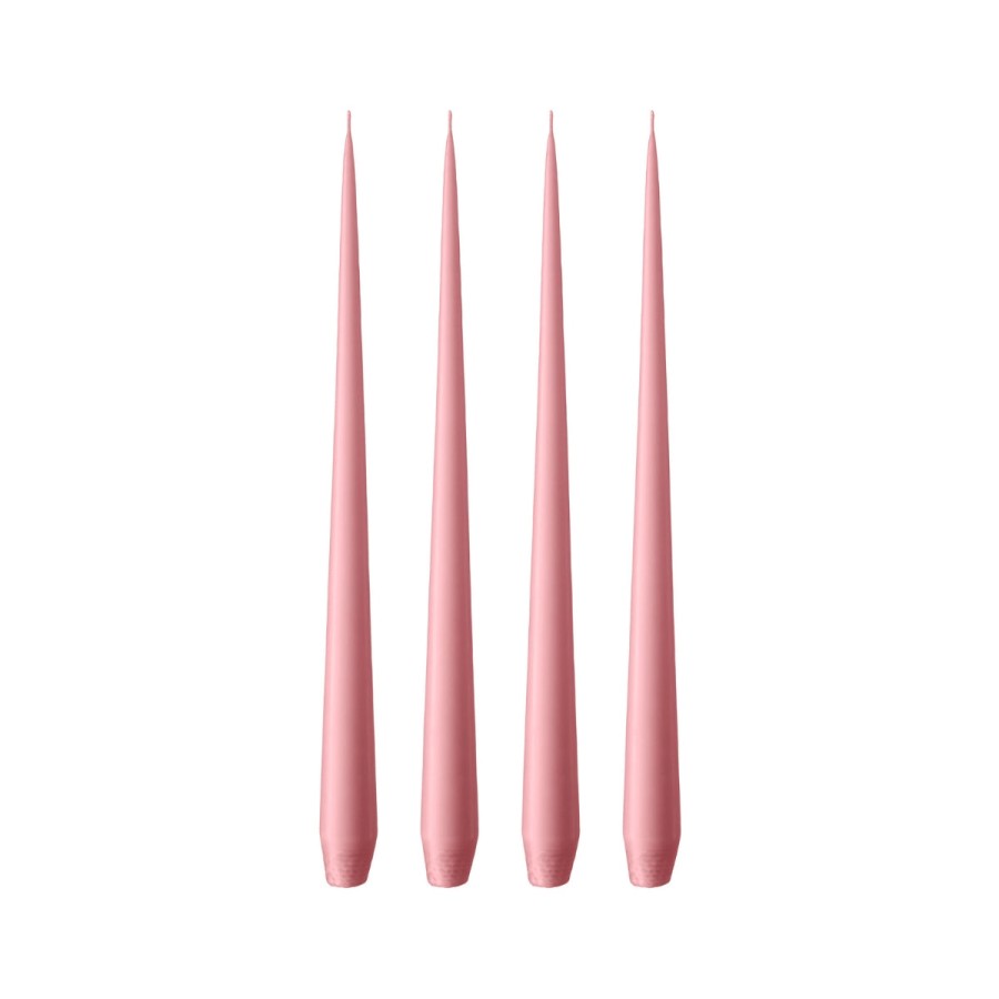 Bode Living Old Rose Tapered Candles - Set Of 4 Dinner