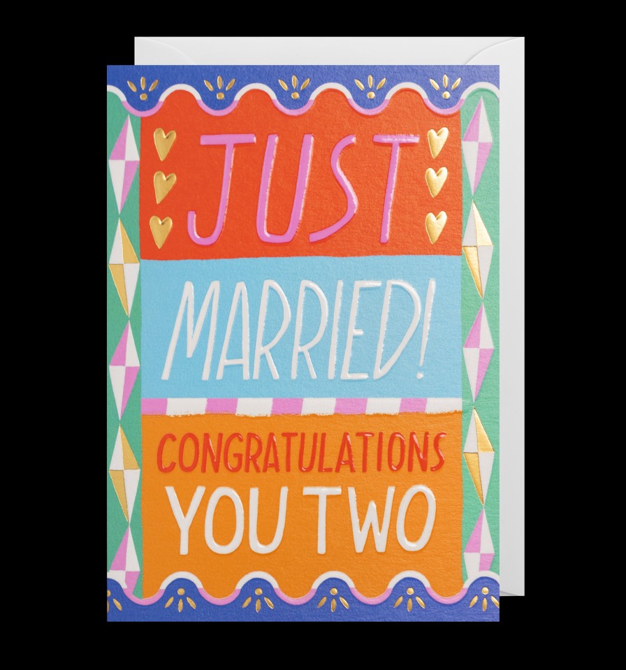 Bode Living Just Married Card The Wedding Edit