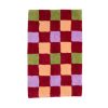 Bode Living Winter Checkers Bath Mat Rugs