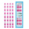 Bode Living Pink Stripe Dinner Candles - Box Of 4 Gifts For Her