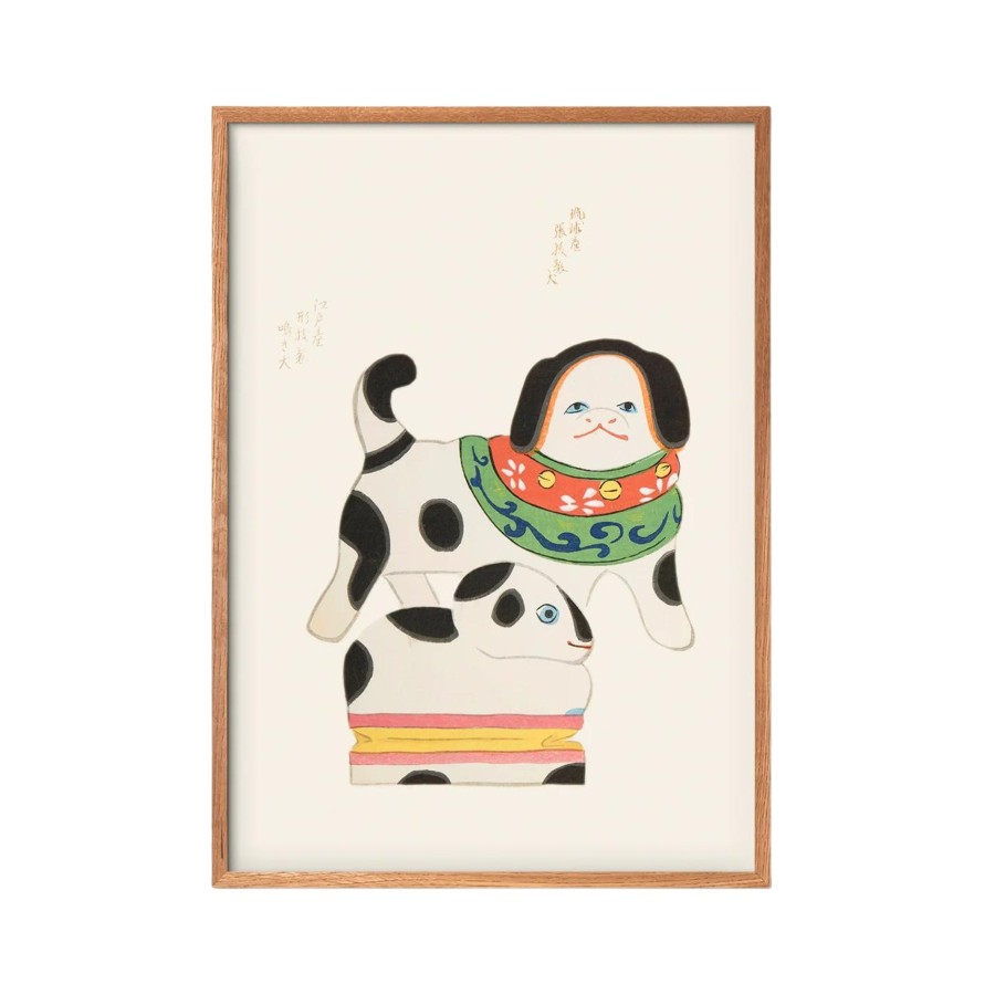 Bode Living Dogs, Japanese Folk Toy - 30X40 Artwork & Prints