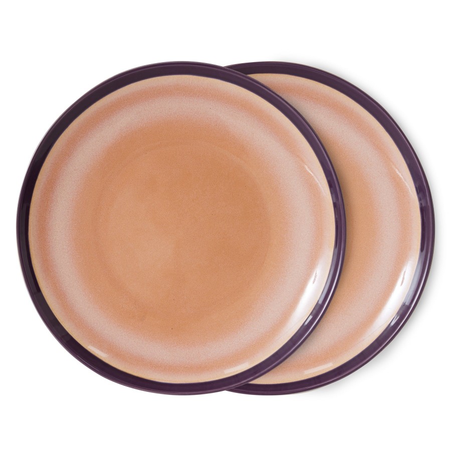 Bode Living 70S Ceramics Bedrock Dinner Plate - Set Of 2 Dinnerware