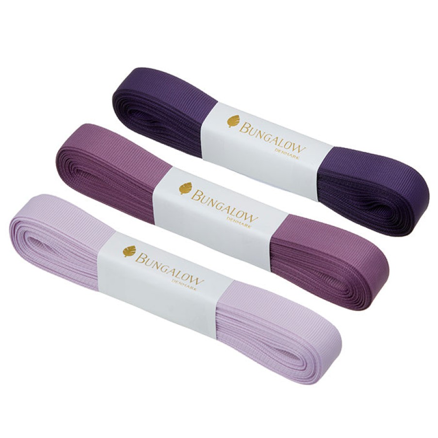 Bode Living 10M Gift Ribbon Amethyst - 3Pcs Giftwrap