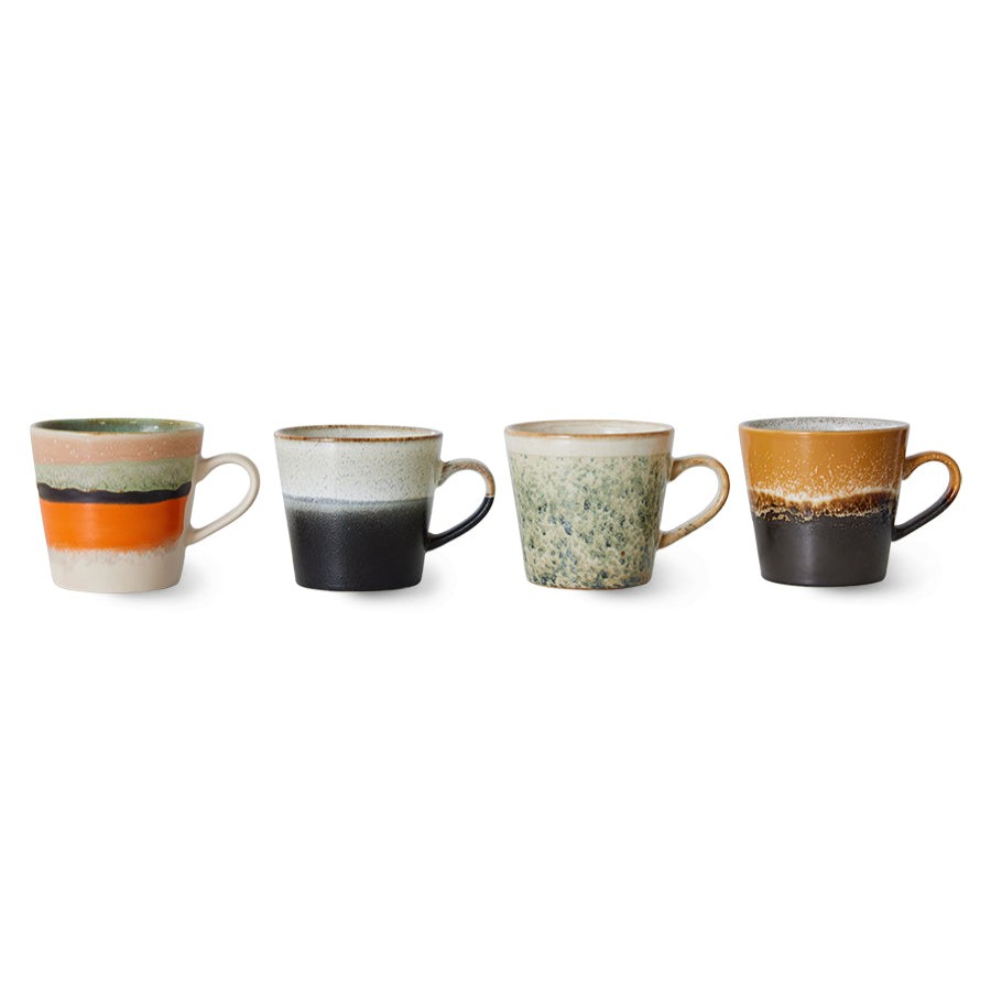 Bode Living 70S Ceramics Verve Cappuccino Mug - Set Of 4 Teatime