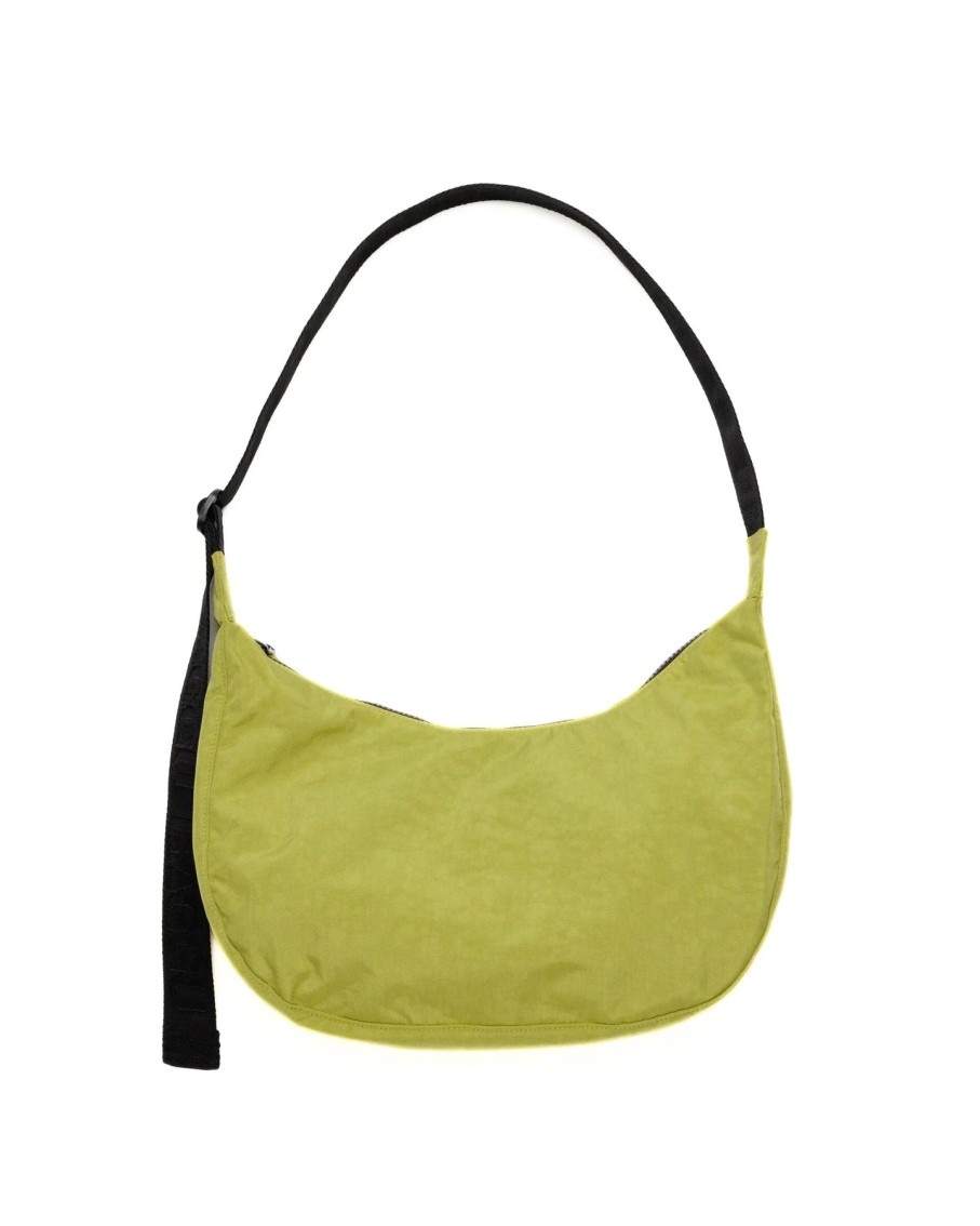 Bode Living Medium Nylon Crescent Bag - Lemongrass Accessories