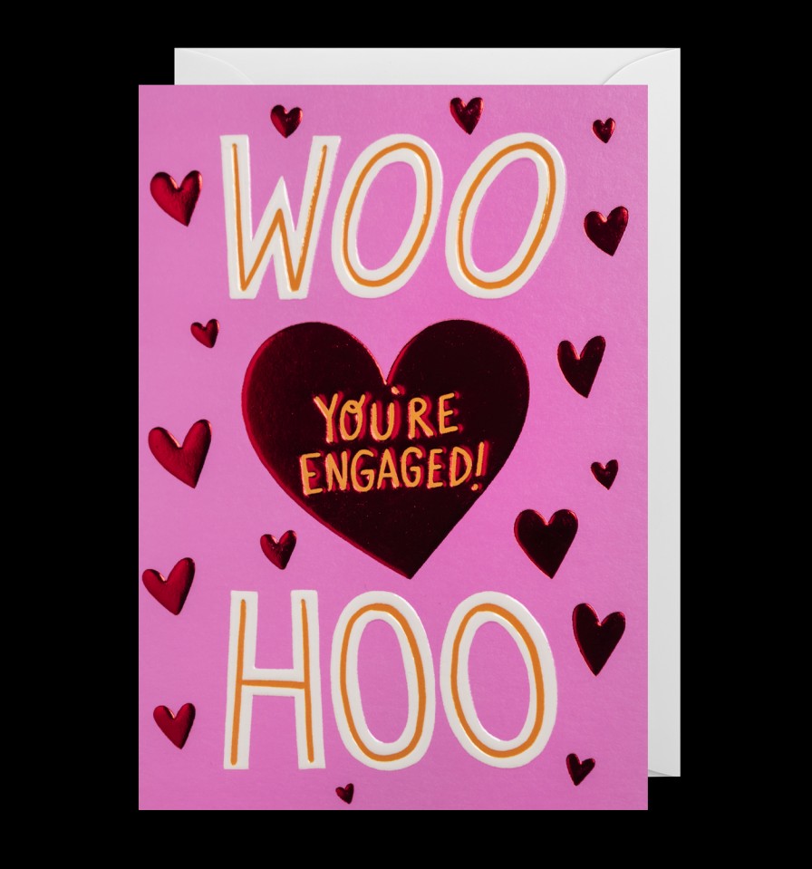 Bode Living Woo Hoo Engagement Card Greeting Cards