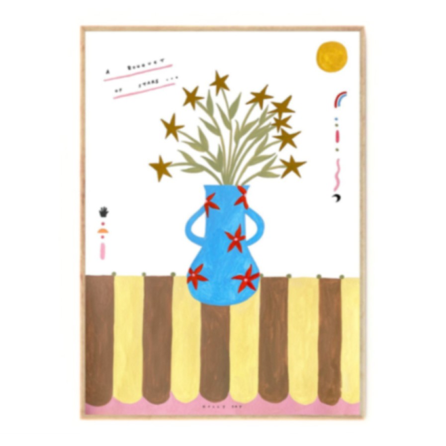 Bode Living Kelly Jay, A Bouquet Of Stars- 50X70Cm Artwork & Prints