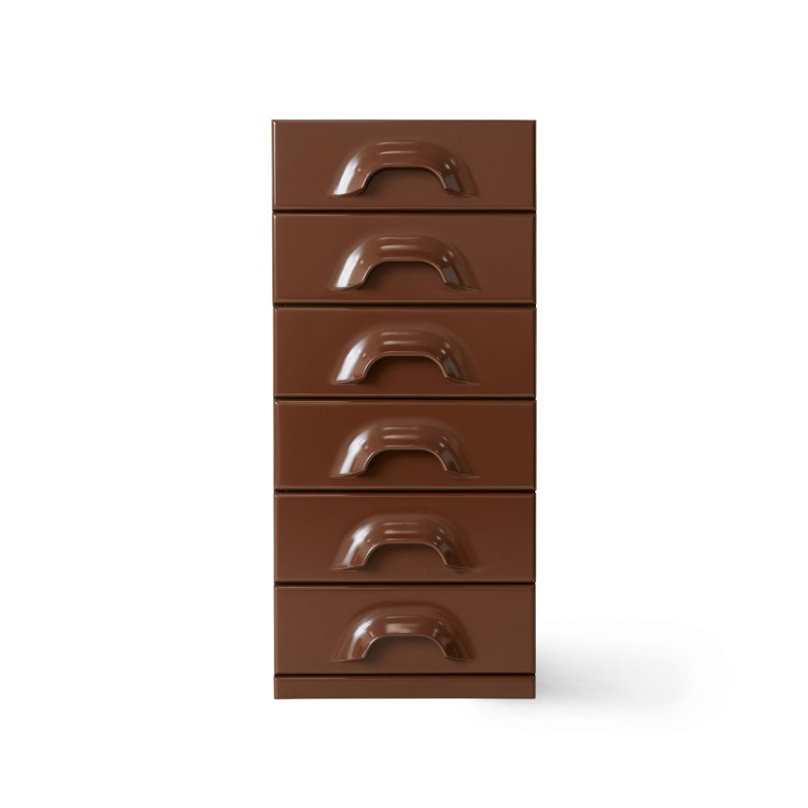 Bode Living Chest Of 6 Drawers - Chocolate Home Organisation