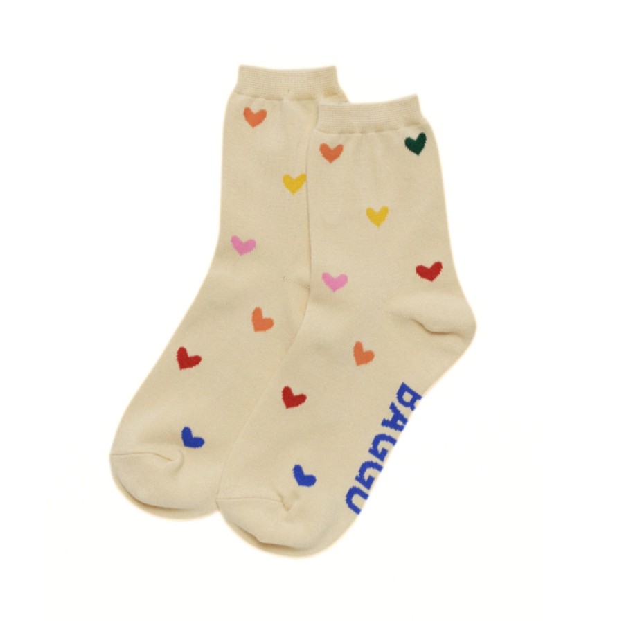 Bode Living Hearts Multi Crew Socks Gifts For Her