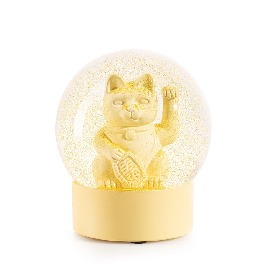 Bode Living Yellow Lucky Cat Summerglobe Home Accessories