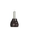 Bode Living Brown Ceramic Nature Candle Holder Candle Holders