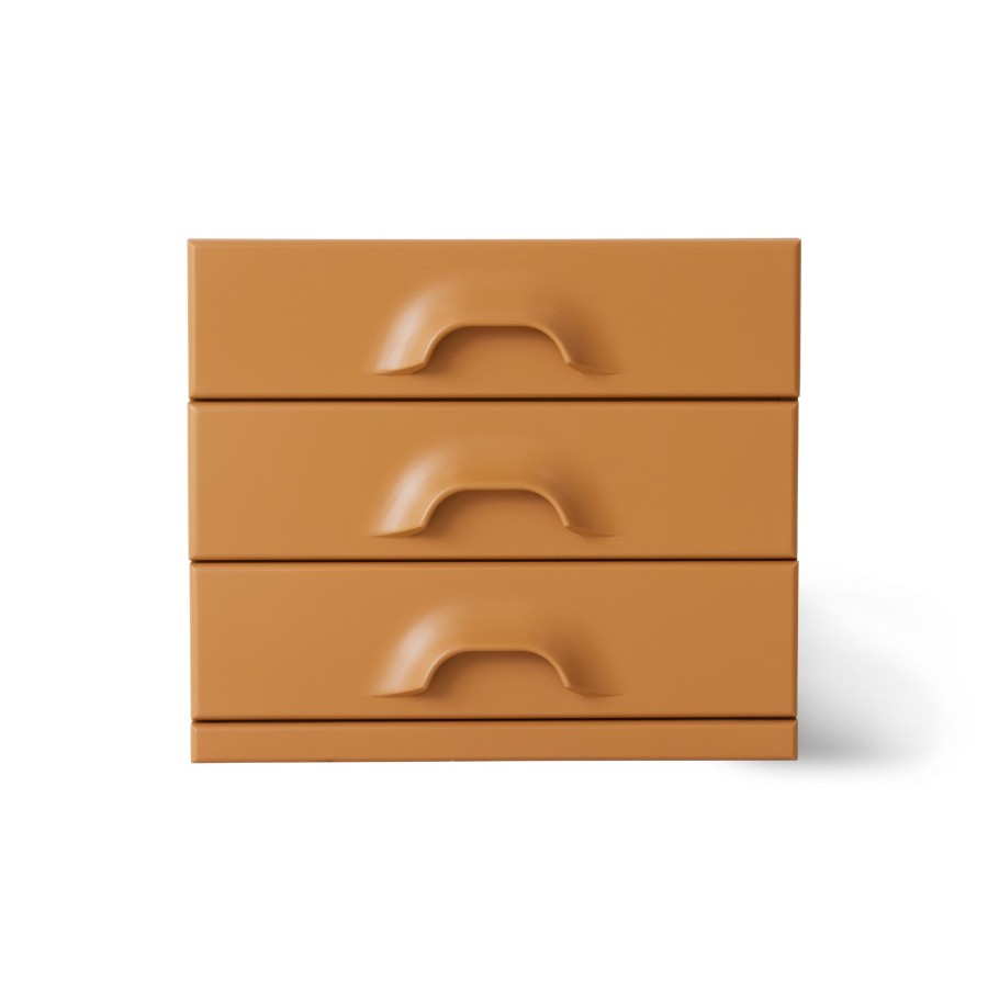 Bode Living Chest Of 3 Drawers - Ginger Orange Home Organisation