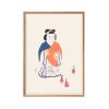 Bode Living Woman, Japanese Folk Toy - 30X40 Artwork & Prints