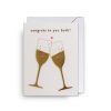 Bode Living Congrats To You Both Mini Card Greeting Cards