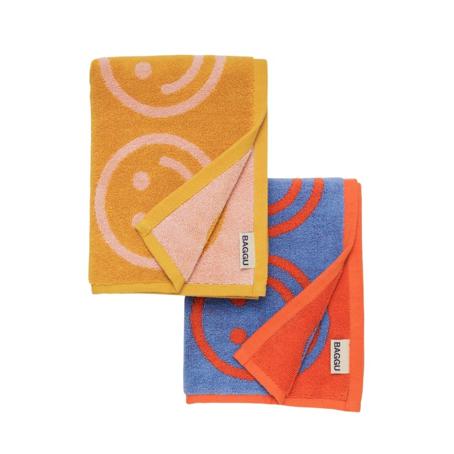 Bode Living Poppy Happy Mix Hand Towel - Set Of 2 Towels